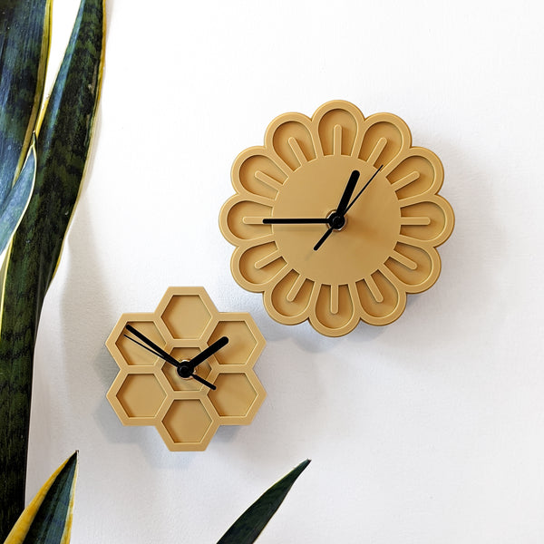 Mini Honeycomb Acrylic Wall Clock