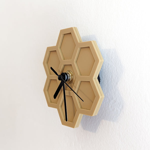 Mini Honeycomb Acrylic Wall Clock