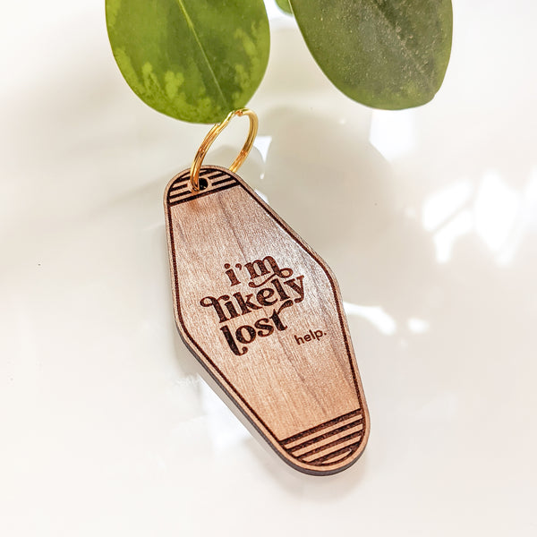I'm Likely Lost Motel Keychain