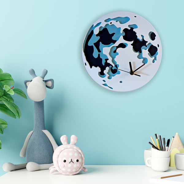 Full Moon Acrylic Wall Clock