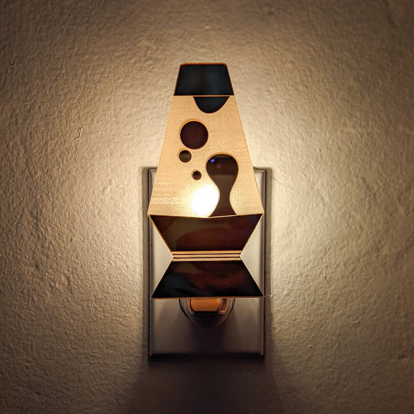 Lava Lamp Mirror Acrylic Night Light