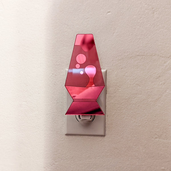 Lava Lamp Mirror Acrylic Night Light