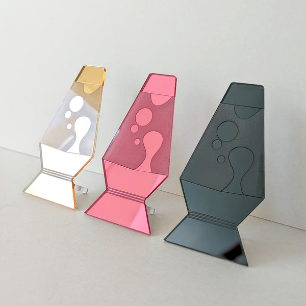 Lava Lamp Mirror Acrylic Night Light