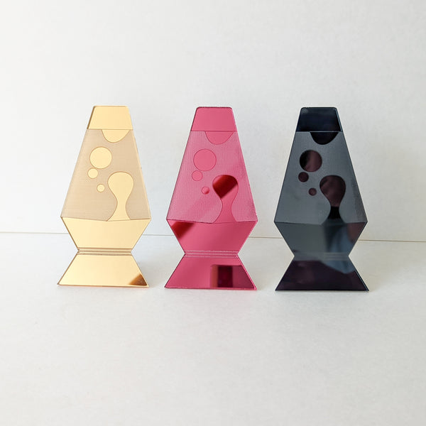 Lava Lamp Mirror Acrylic Night Light