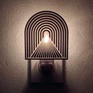 Light at the End of the Tunnel Mirrored Acrylic Night Light
