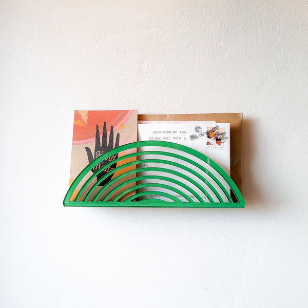 Arch Rainbow Acrylic Wall Mail Holder