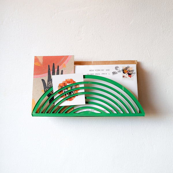 Arch Rainbow Acrylic Wall Mail Holder