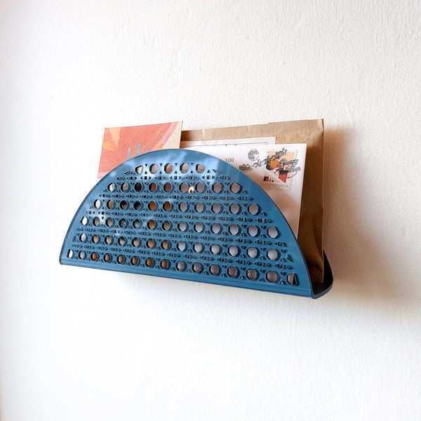 Arch Rattan Cane Acrylic Wall Mail Holder