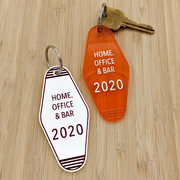 Home, Office & Bar 2020 Motel Keychain