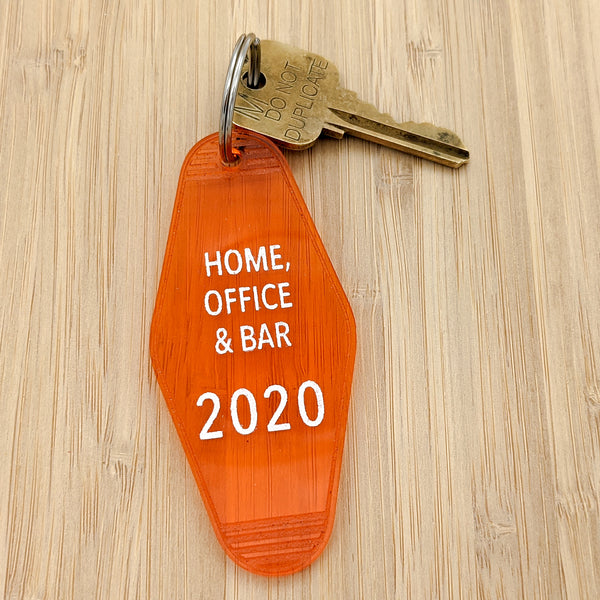 Home, Office & Bar 2020 Motel Keychain