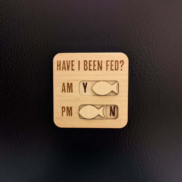 Cat Feeding Tracker Magnet - AM PM
