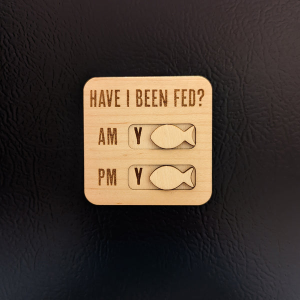 Cat Feeding Tracker Magnet - AM PM