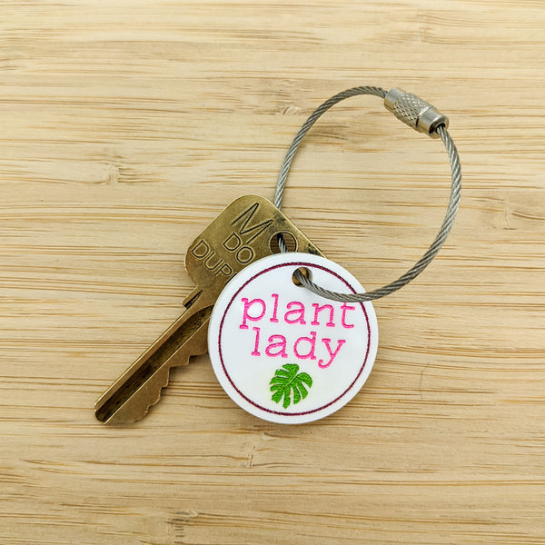 Plant Lady Keychain