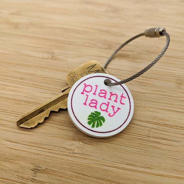 Plant Lady Keychain