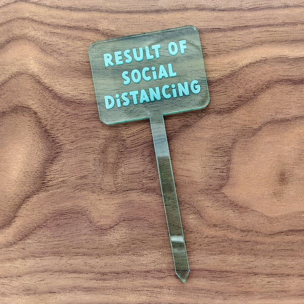 Funny and Punny Plant Markers - Quarantine Humor