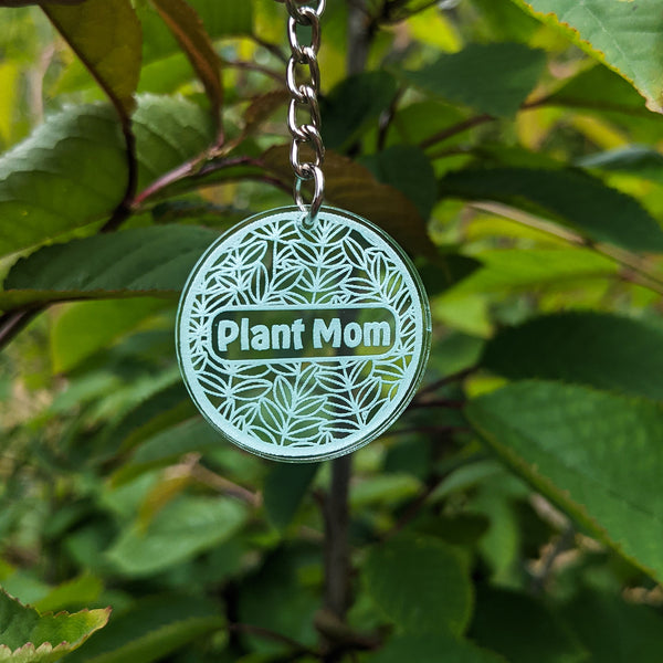 Plant Mom Keychain