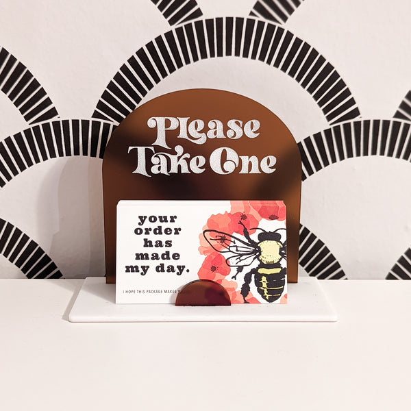 Arch Business Card Stand