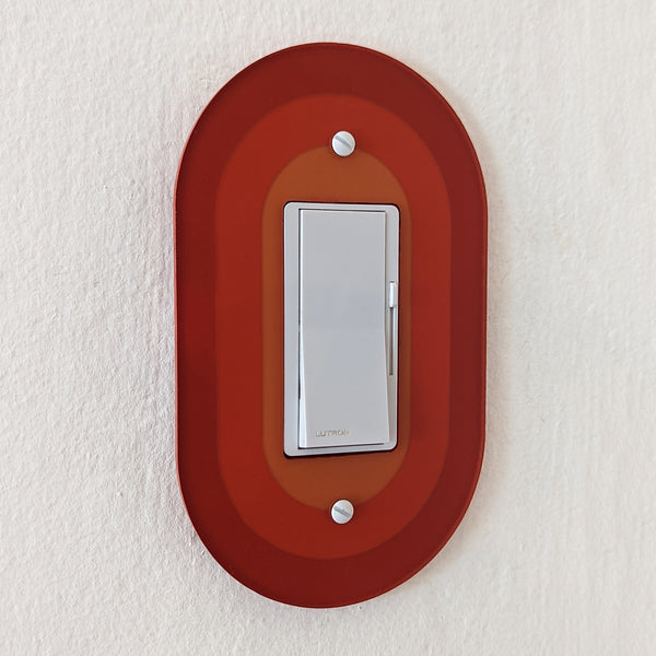 Retro Oval Switch Plate Cover