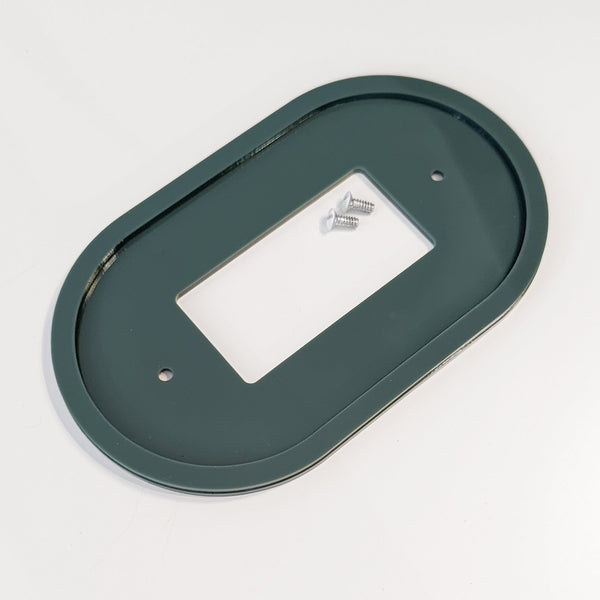 Minimalist Oval Light Switch Plate Cover - Multiple Options