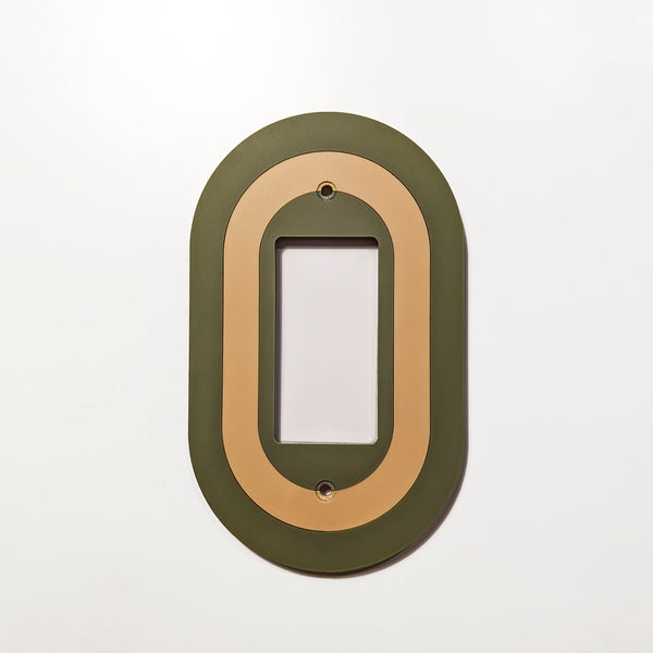 Retro Oval Outlet Cover