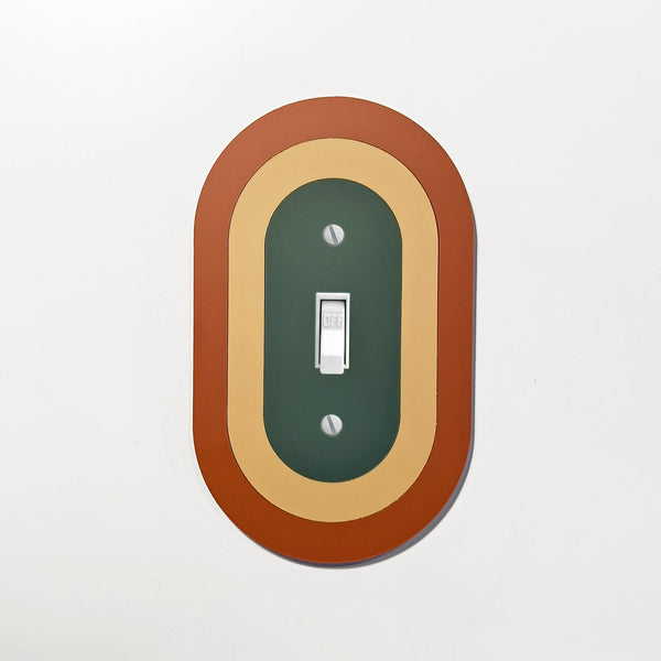 Retro Oval Outlet Cover