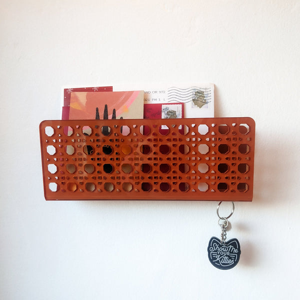 Arch Rainbow Acrylic Wall Mail Holder