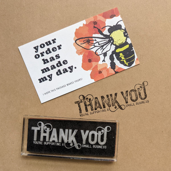 Thank You Small Business Rubber Stamp