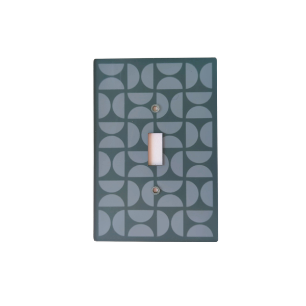 Bauhaus Semicircles Switch Plate and Outlet Covers - Multiple Colors
