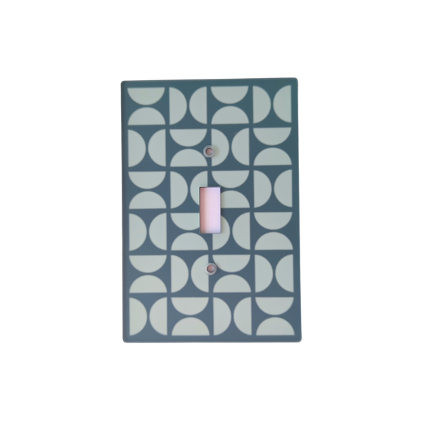 Bauhaus Semicircles Switch Plate and Outlet Covers - Multiple Colors
