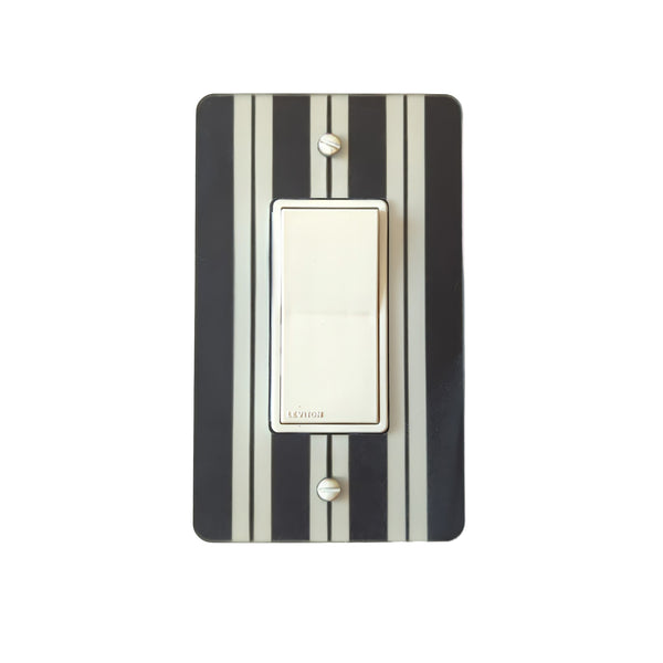 Cabana Pinstripe Switch Plate and Outlet Covers