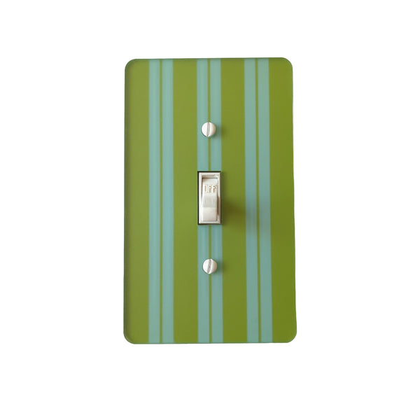 Cabana Pinstripe Switch Plate and Outlet Covers