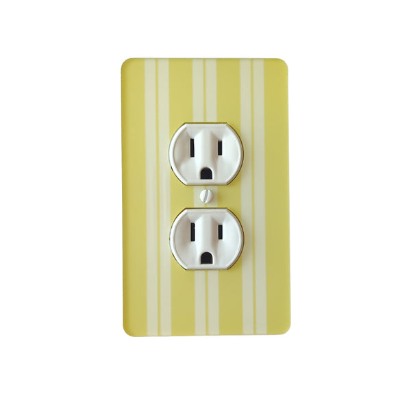 Cabana Pinstripe Switch Plate and Outlet Covers
