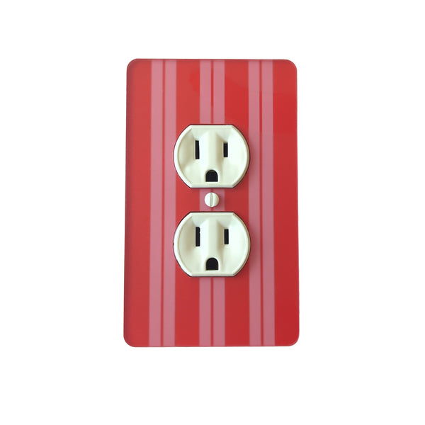 Cabana Pinstripe Switch Plate and Outlet Covers