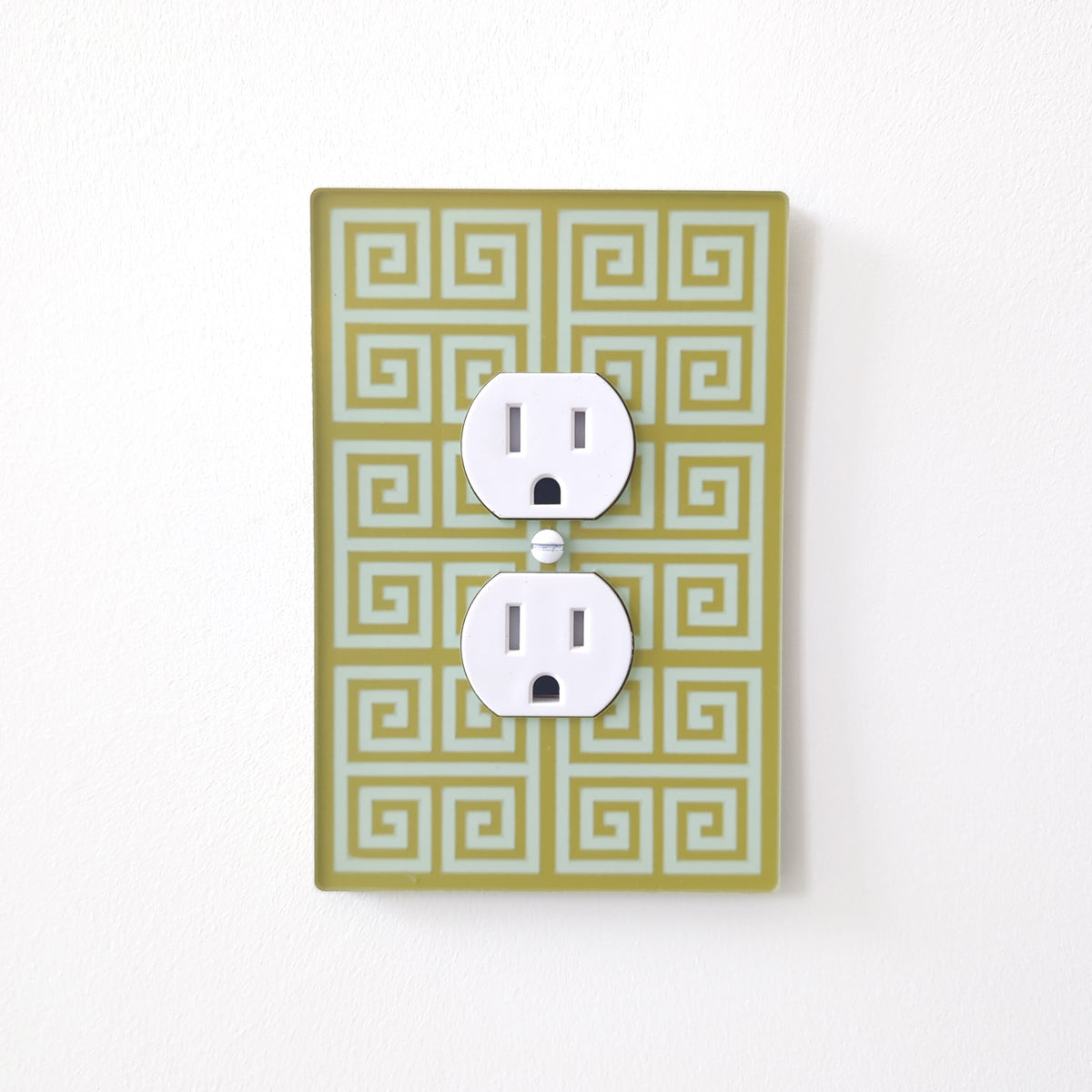 Greek Outlets Greek Key Switch Plate and Outlet Covers – Poppy and Honey Bee