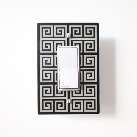 Greek Key Switch Plate and Outlet Covers