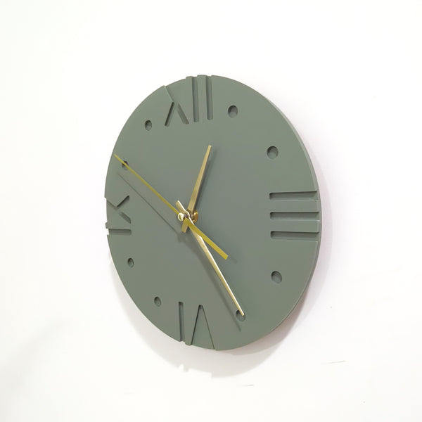 Modern Roman Numerals Wall Clock