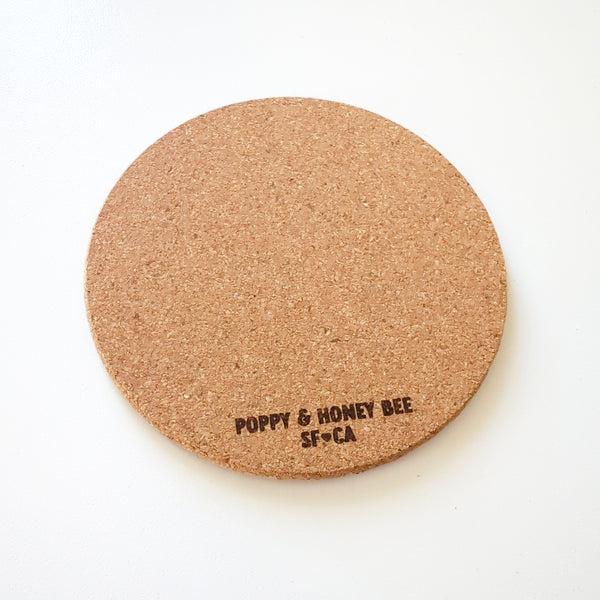 Halloween Cocktails Cork Coasters Set of 4