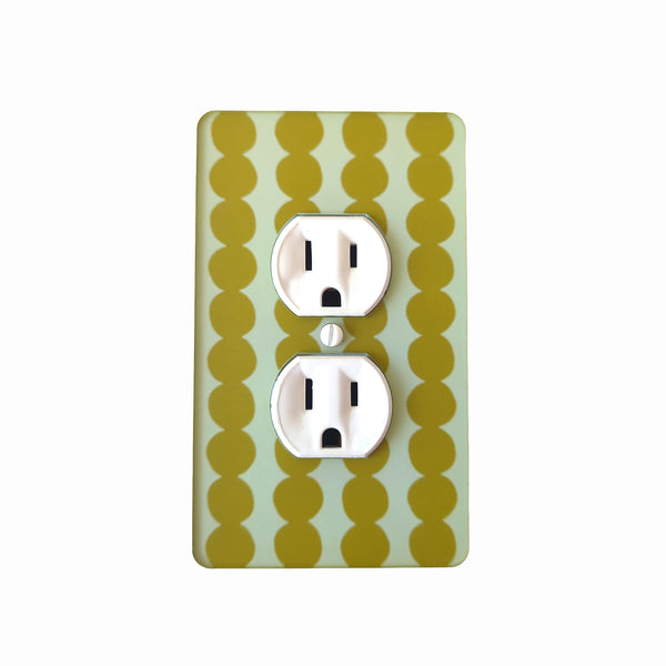 Retro Mod Dot Switch Plate and Outlet Covers