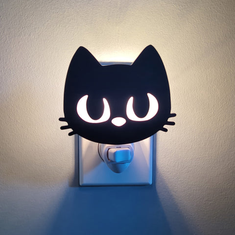 Black Cat Acrylic Night Light