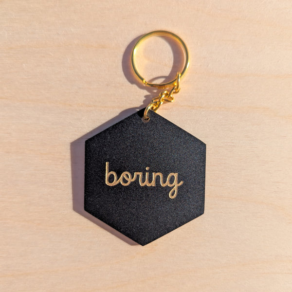 Boring A**Hole Couples Keychains