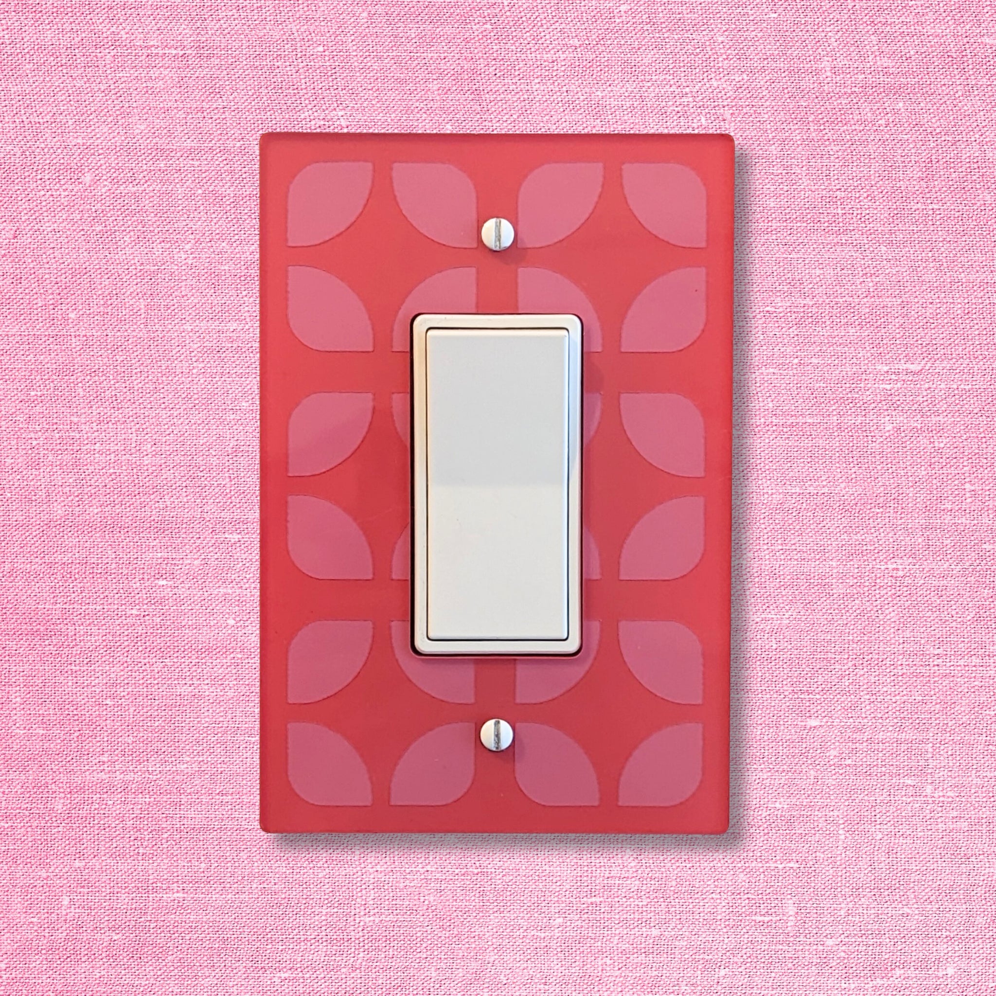 Breeze Block Switch Plate Cover - Pattern D