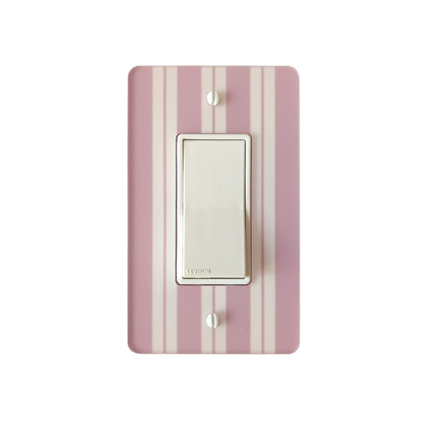Cabana Pinstripe Switch Plate and Outlet Covers