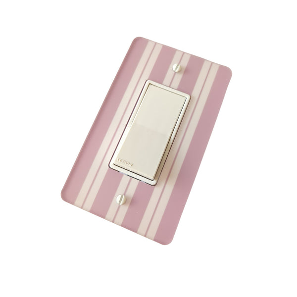 Cabana Pinstripe Switch Plate and Outlet Covers
