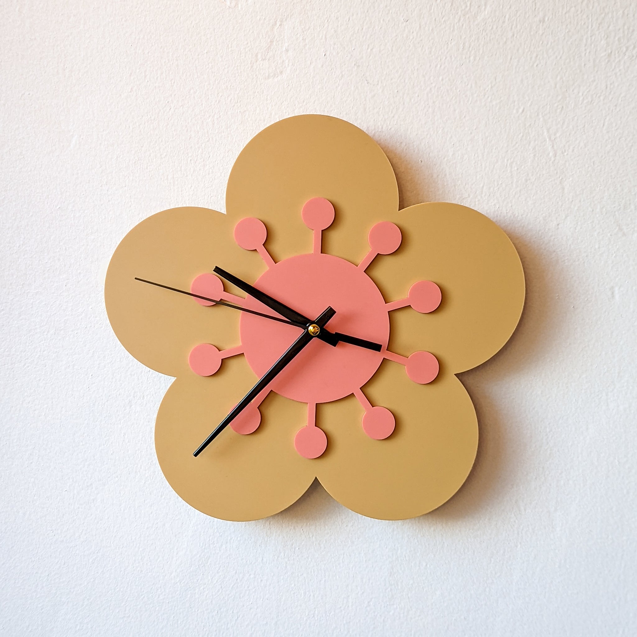 Flower Wall Clock