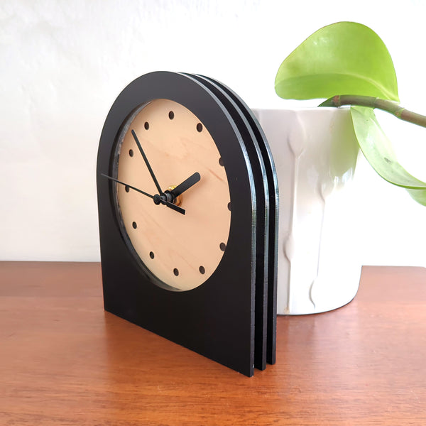 Layered Arch Tabletop Clock - Multiple Sizes