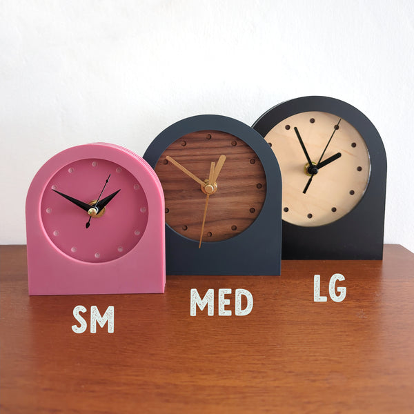 Layered Arch Tabletop Clock - Multiple Sizes