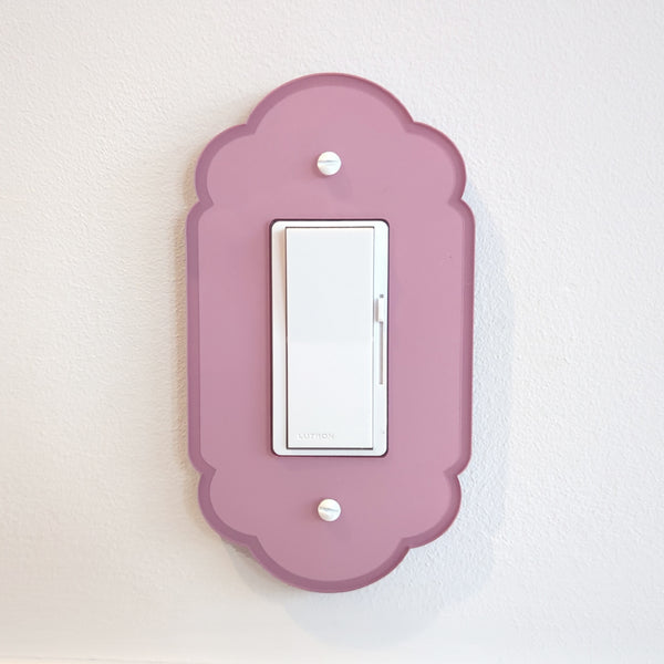 Modern Victorian Double Light Switch Cover