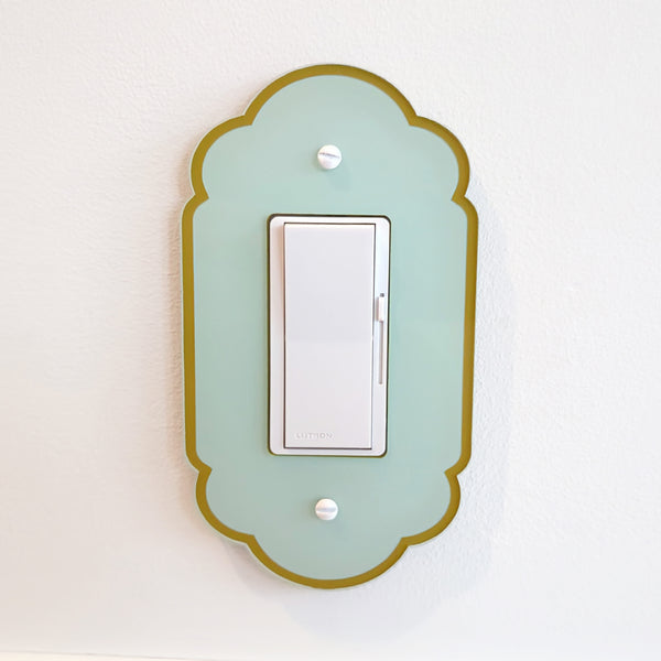 Modern Victorian Double Light Switch Cover