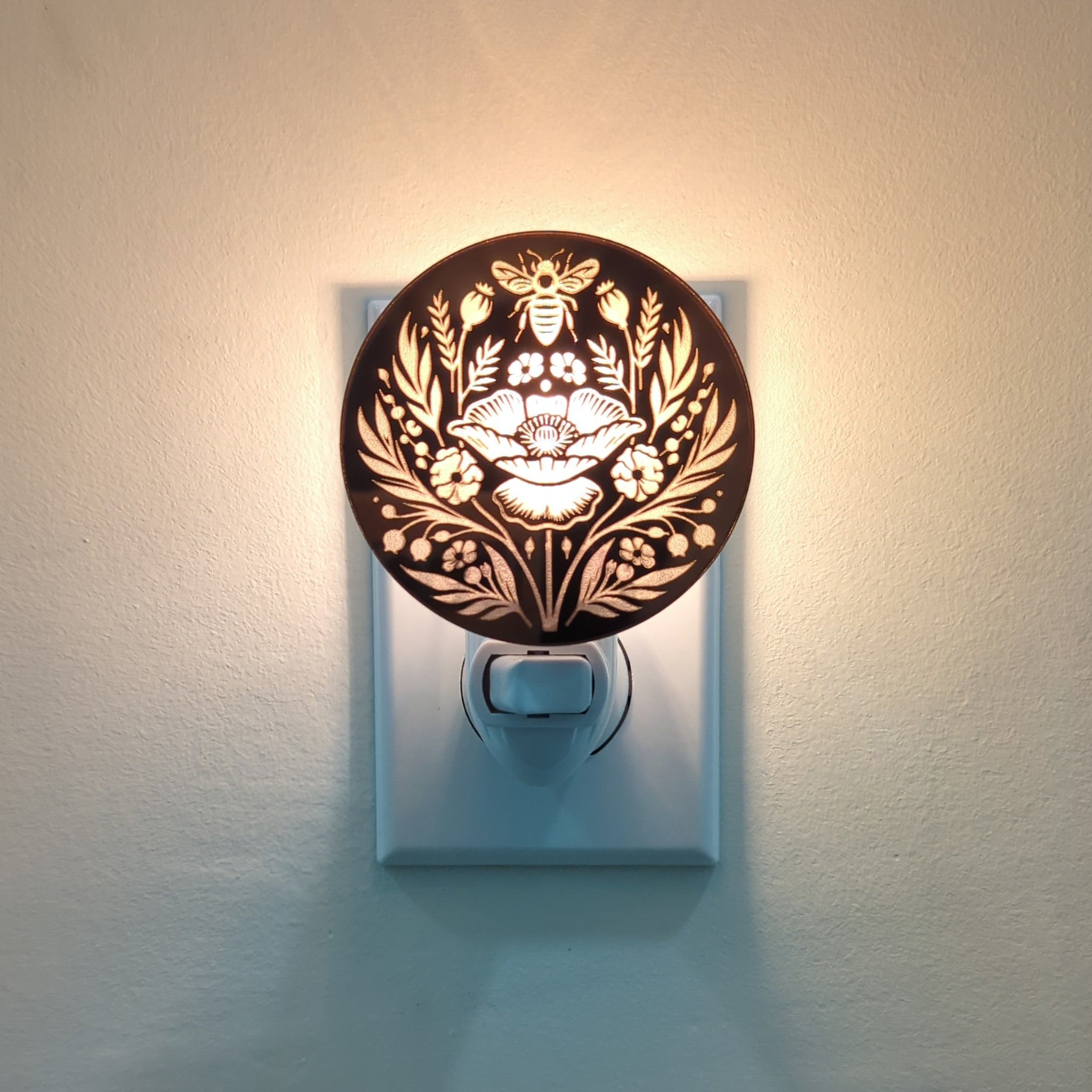 Poppy and Honey Bee Night Light