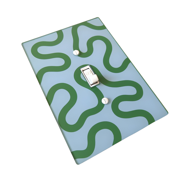 Playful Squiggles Switch Plate and Outlet Covers - Multiple Colors
